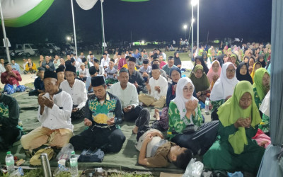 Keluarga Besar Nahdlatul Ulama (KBNU) Merbau Makassar Gelar Istighozah Memperingati Hari Santri Nasional 2024